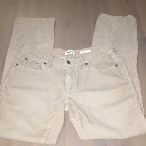Madewell sz 28 grey corduroys